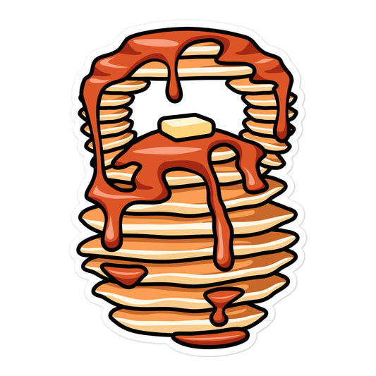 Pancakes Kettlebell Design Sticker