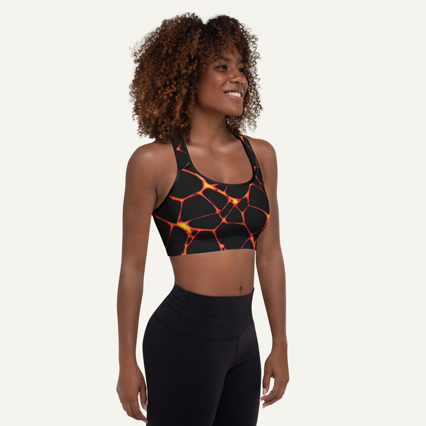 Lava Flow Padded Sports Bra