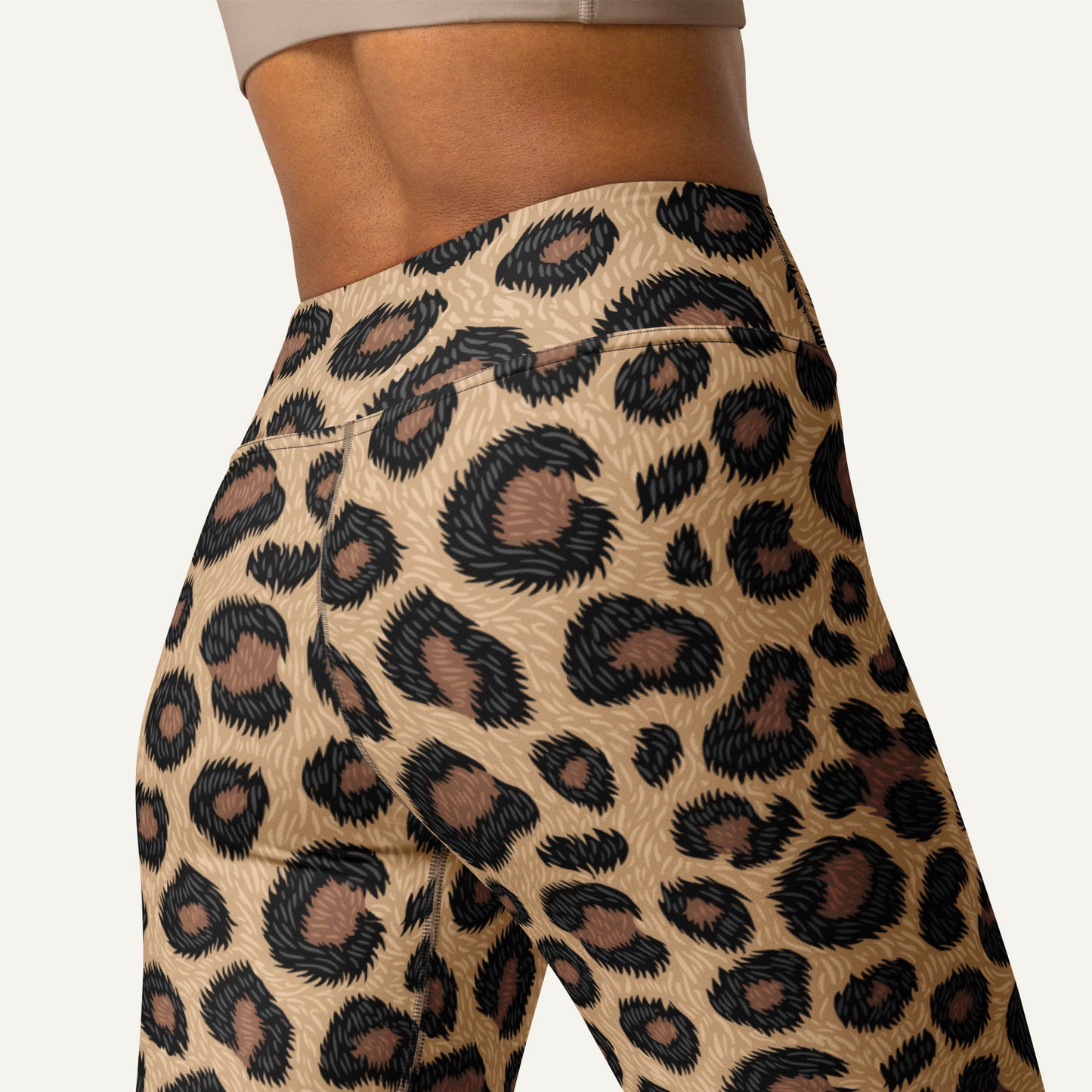 Leopard Print High-Waisted Leggings