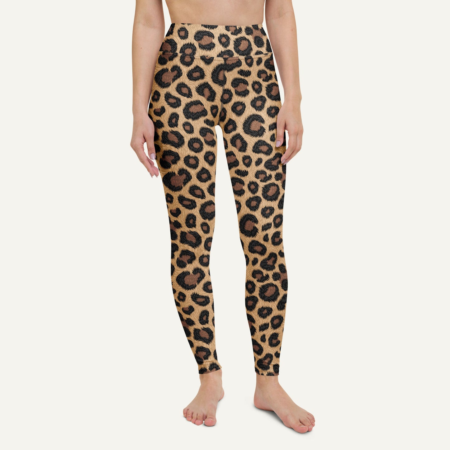 Leopard Print High-Waisted Leggings