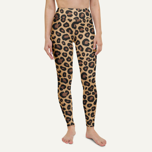 Leopard Print High-Waisted Leggings