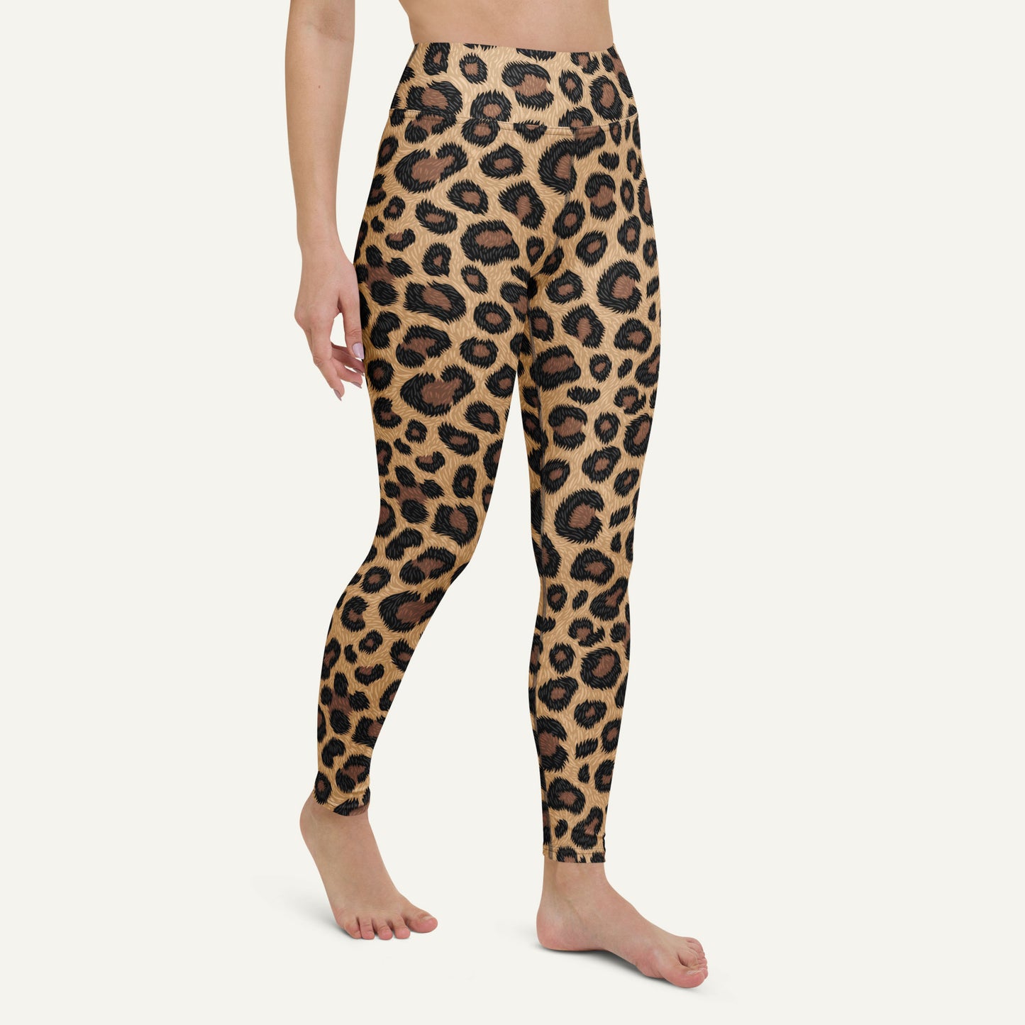 Leopard Print High-Waisted Leggings