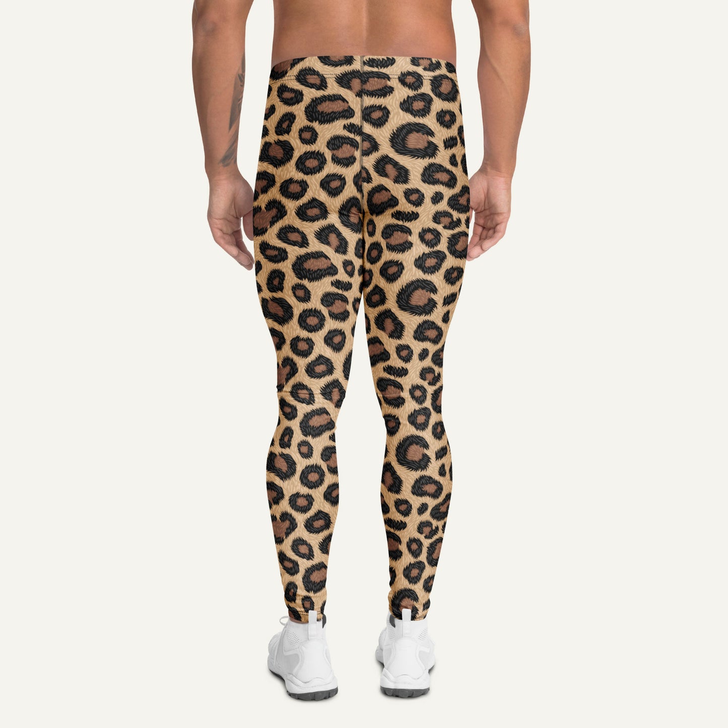 Leopard Print Men’s Leggings