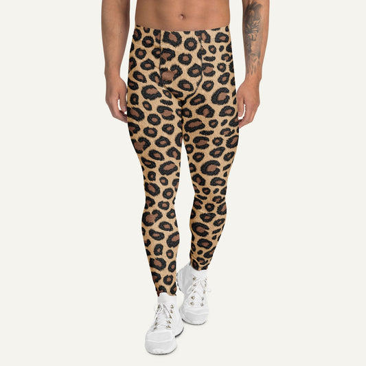 Leopard Print Men’s Leggings