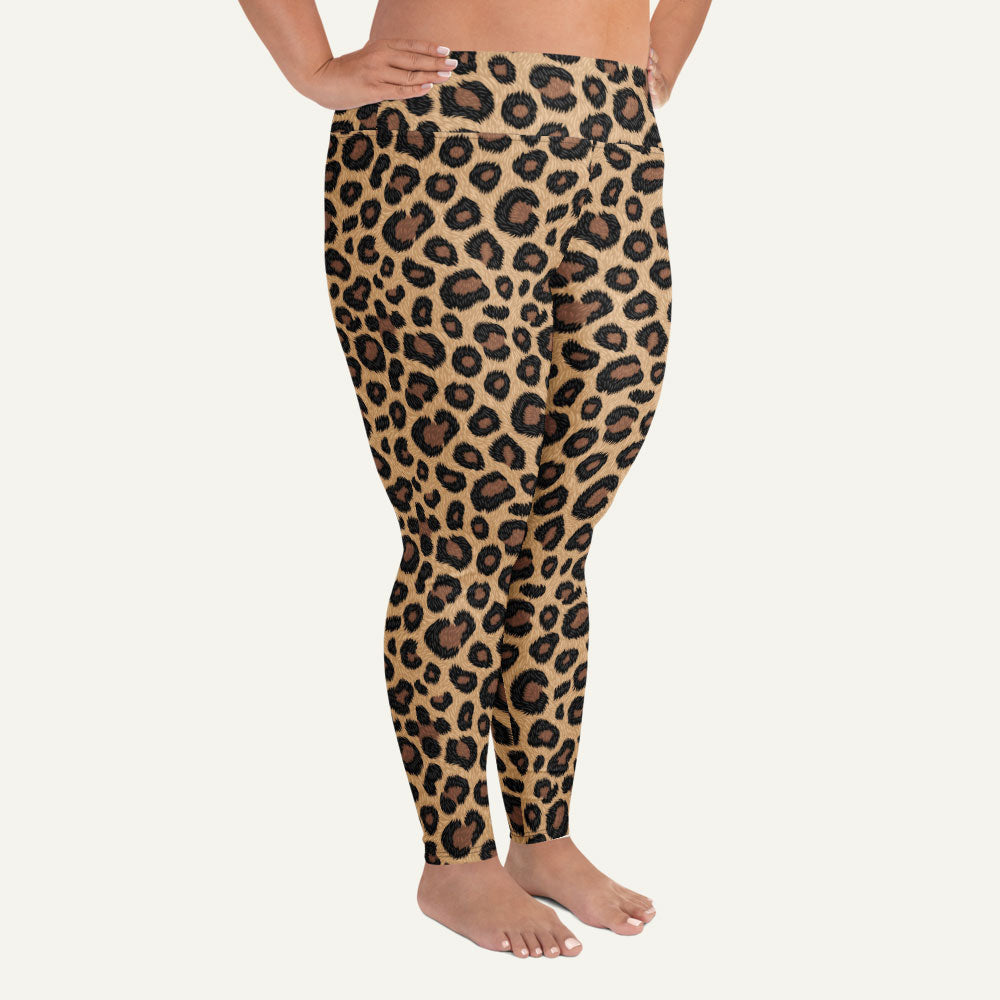 Leopard Print Plus Size Leggings