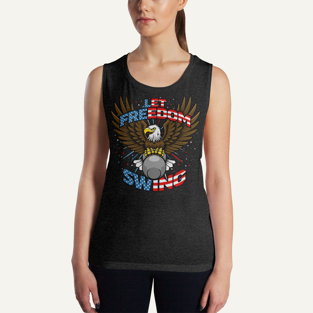 Let Freedom Swing Women's Muscle Tank