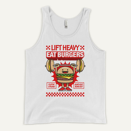 Lift Heavy Eat Burgers Tank Top