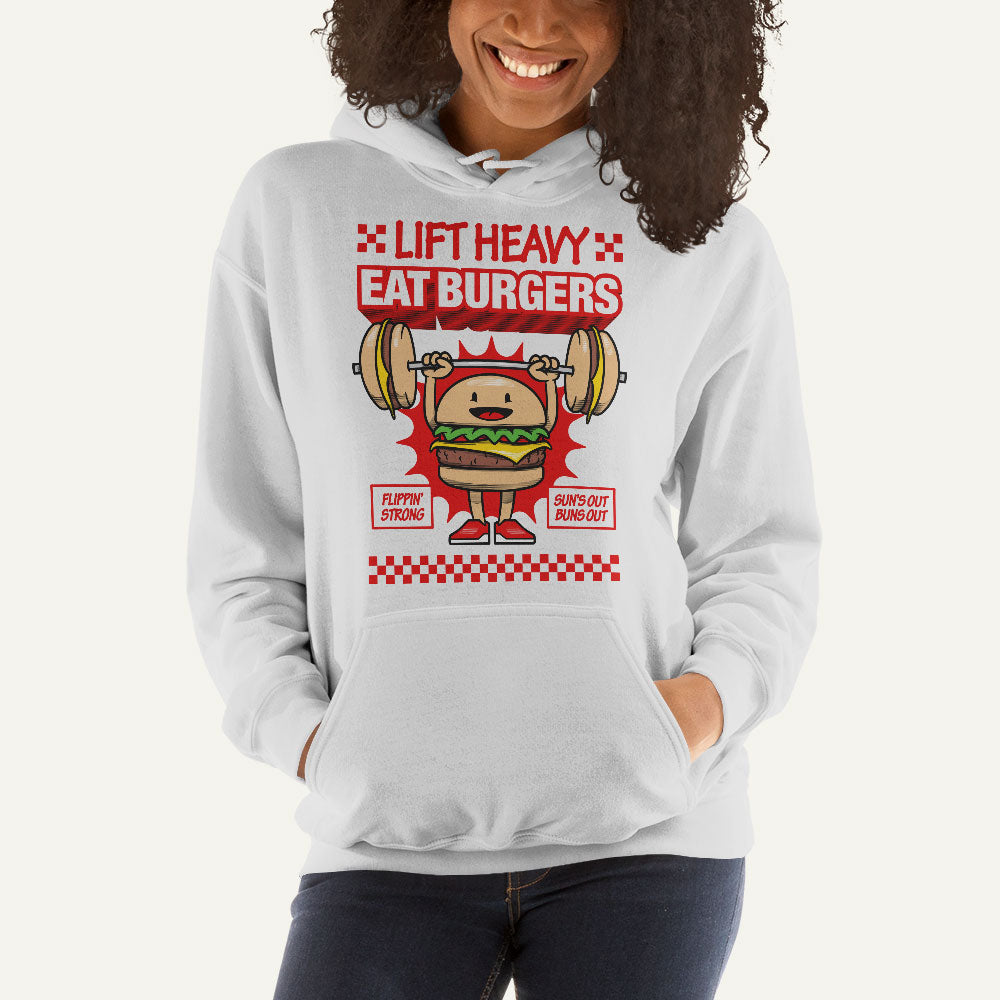 Lift Heavy Eat Burgers Pullover Hoodie