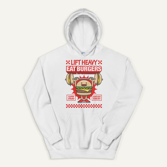 Lift Heavy Eat Burgers Pullover Hoodie