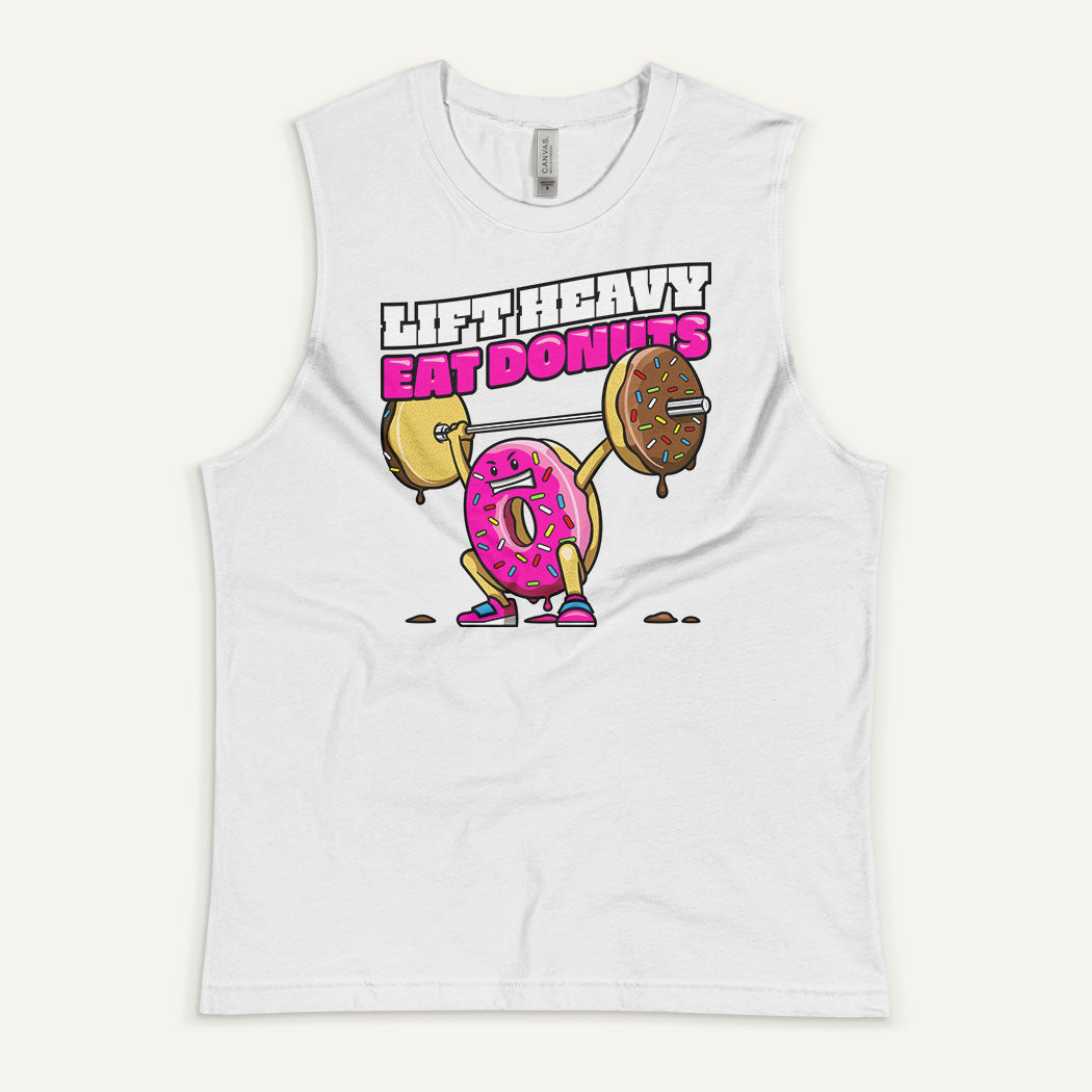 Lift Heavy Eat Donuts Men’s Muscle Tank