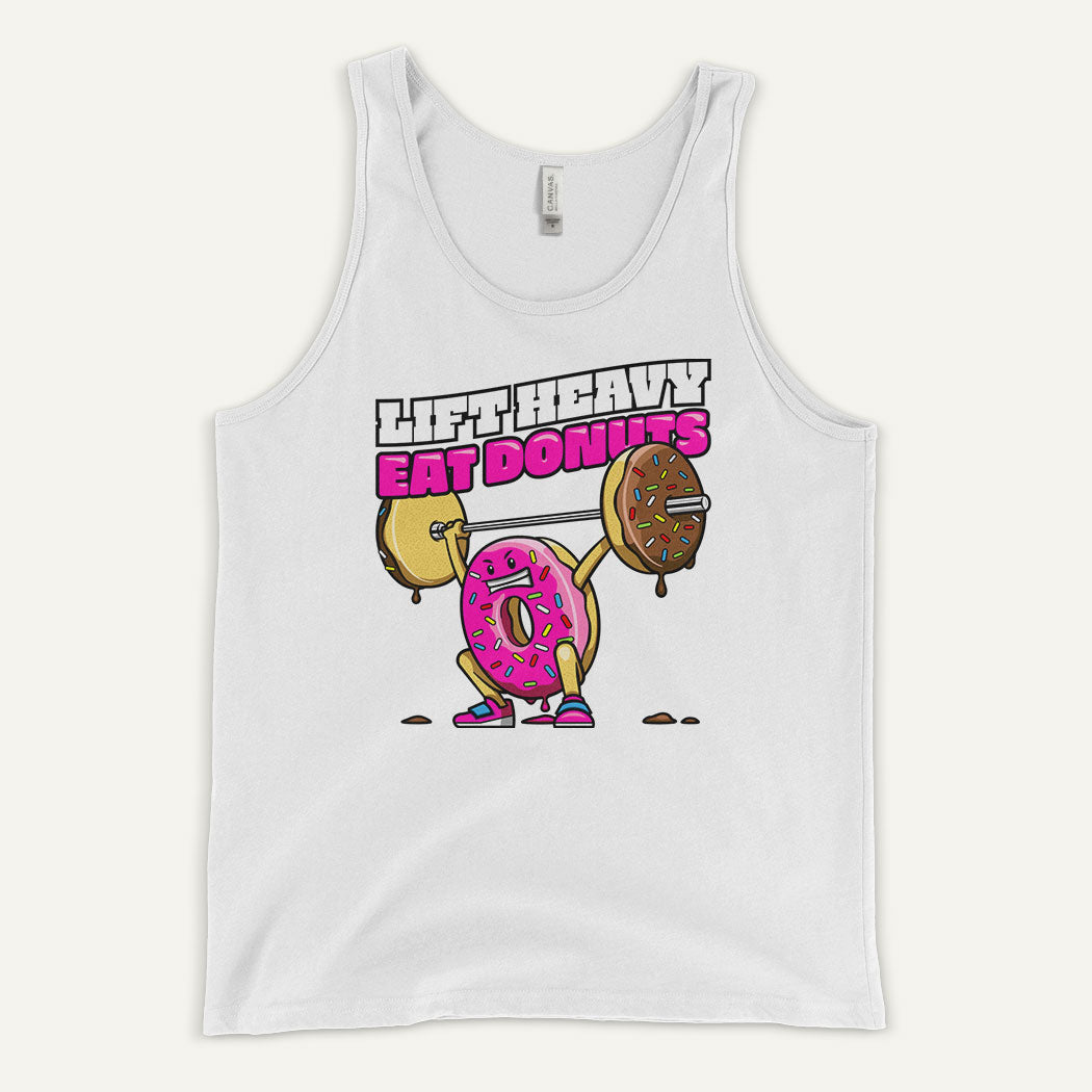 Lift Heavy Eat Donuts Men’s Tank Top