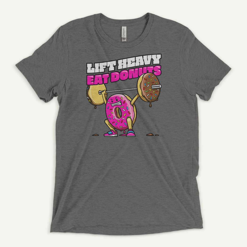 Lift Heavy Eat Donuts Men’s Triblend T-Shirt