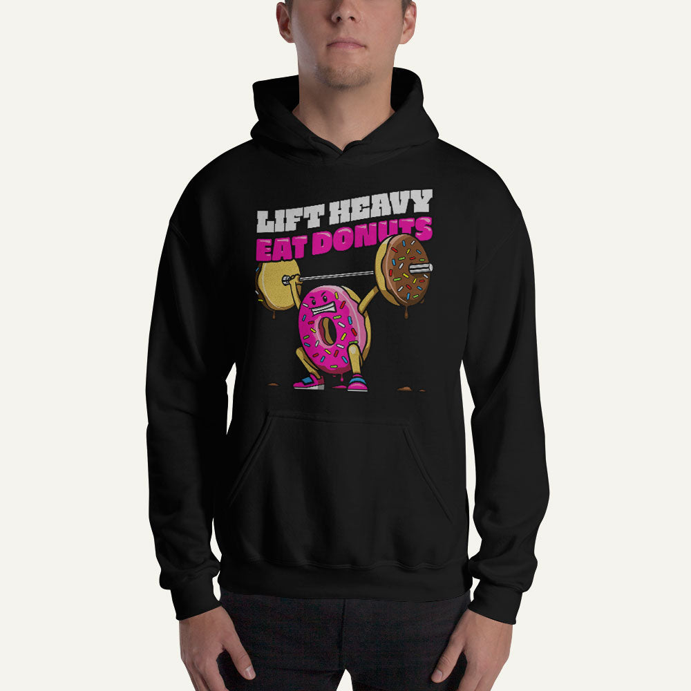 Lift Heavy Eat Donuts Pullover Hoodie