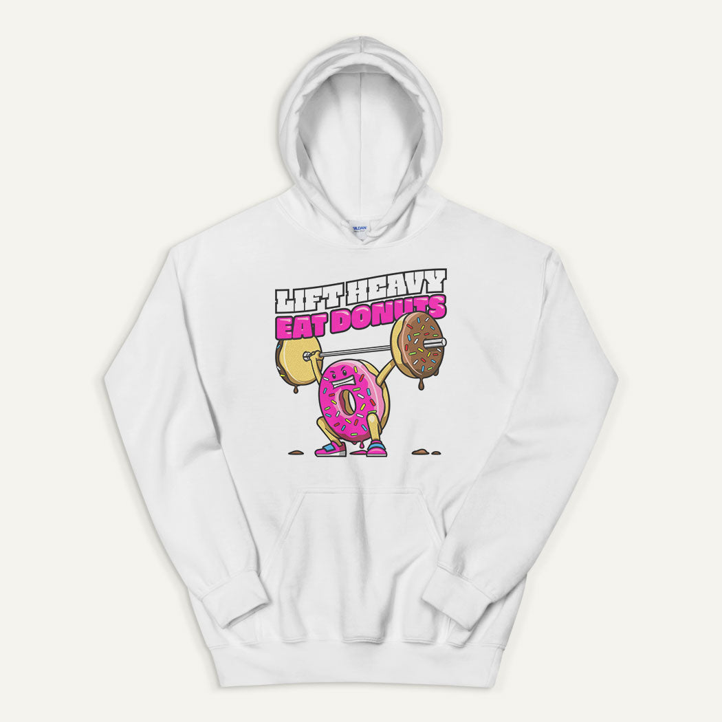 Lift Heavy Eat Donuts Pullover Hoodie