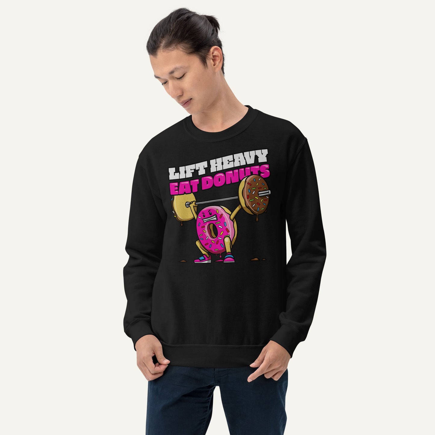 Lift Heavy Eat Donuts Sweatshirt