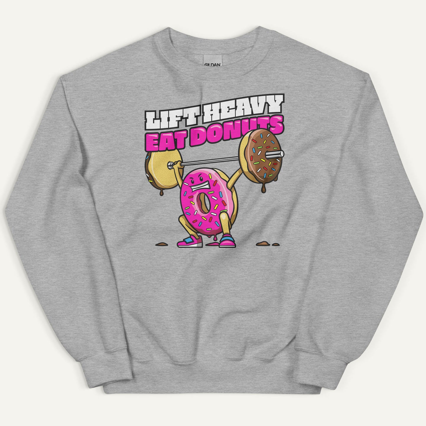 Lift Heavy Eat Donuts Sweatshirt