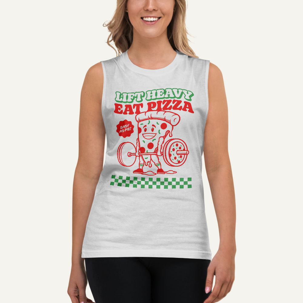 Lift Heavy Eat Pizza Muscle Tank