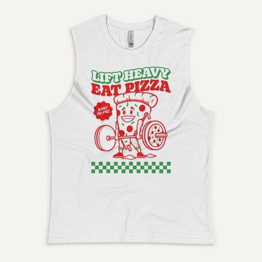 Lift Heavy Eat Pizza Men’s Muscle Tank