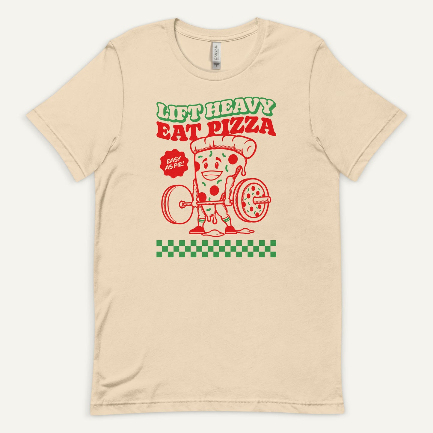 Lift Heavy Eat Pizza Men’s Standard T-Shirt