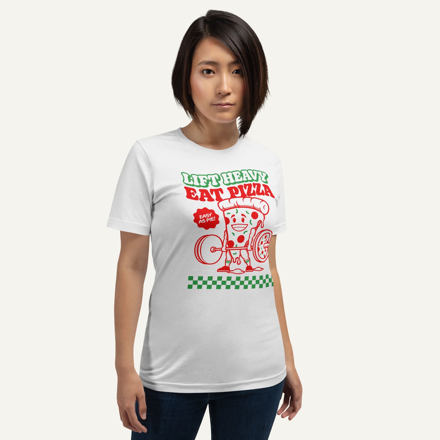 Lift Heavy Eat Pizza Men’s Standard T-Shirt