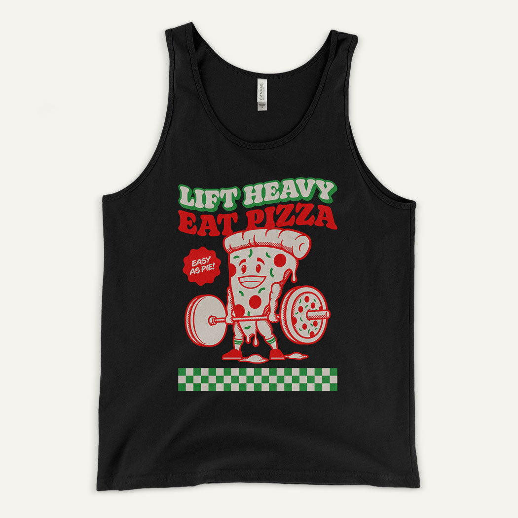 Lift Heavy Eat Pizza Men’s Tank Top