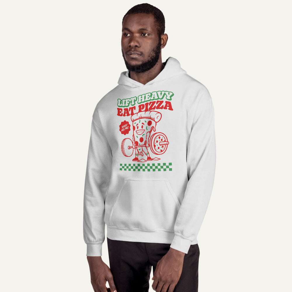 Lift Heavy Eat Pizza Pullover Hoodie