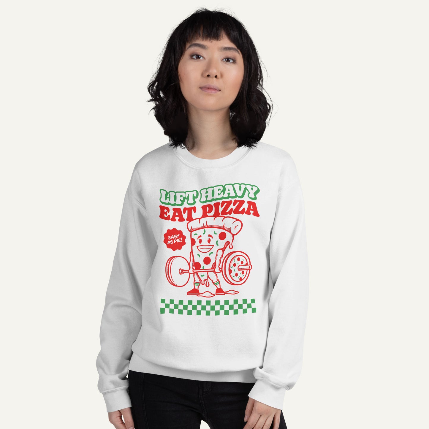 Lift Heavy Eat Pizza Sweatshirt