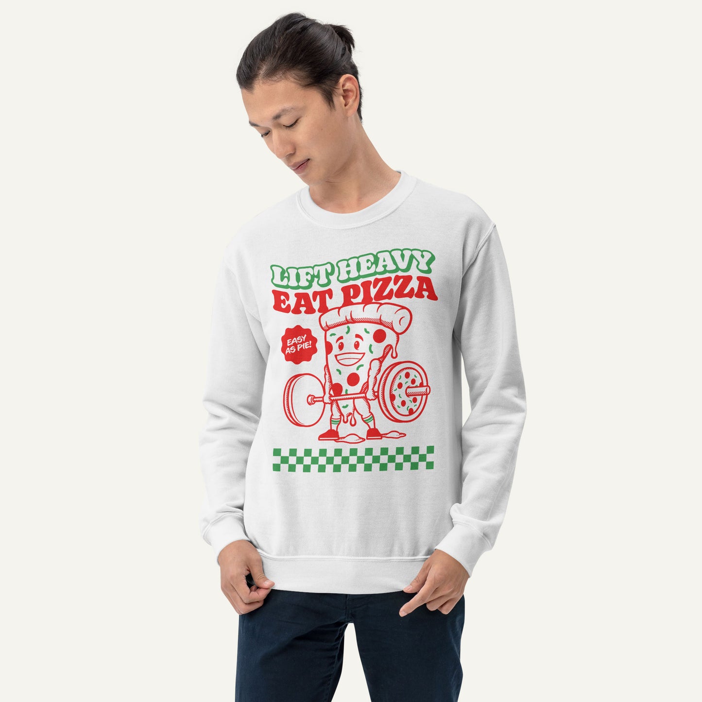 Lift Heavy Eat Pizza Sweatshirt