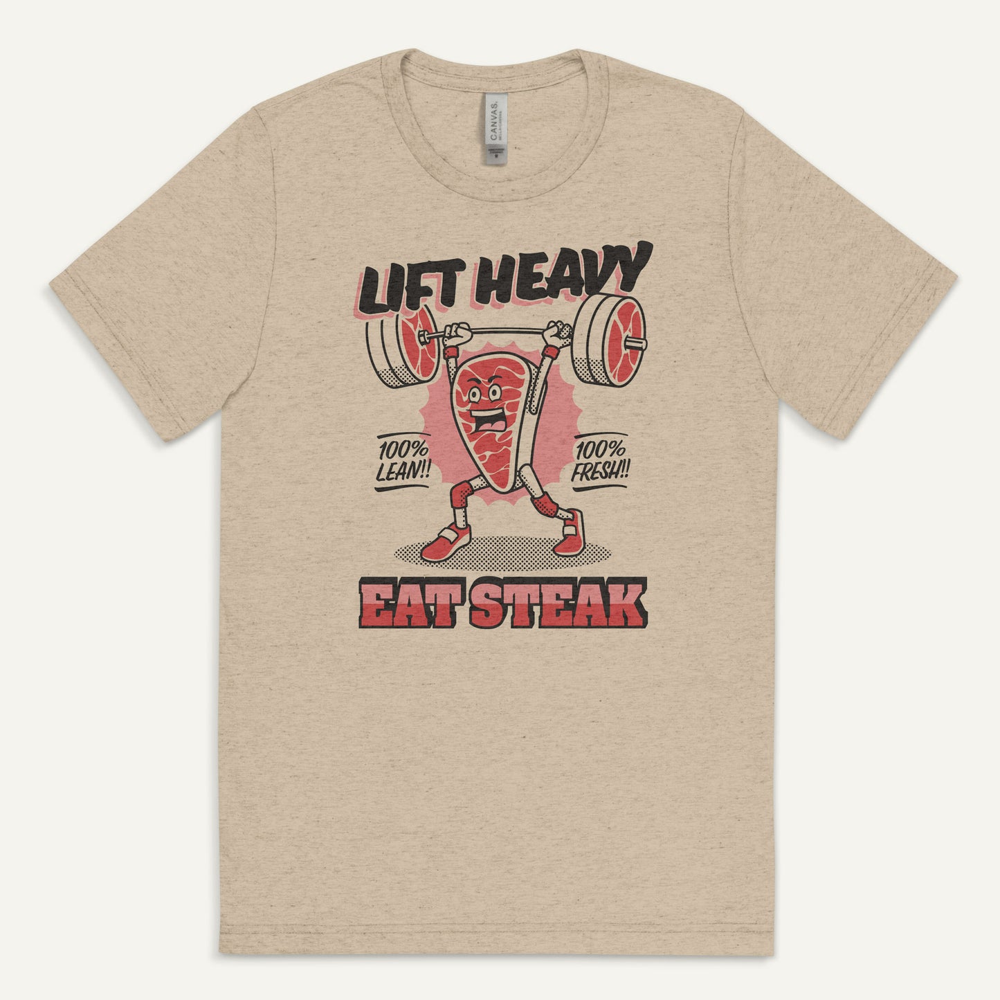 Lift Heavy Eat Steak Men’s Triblend T-Shirt