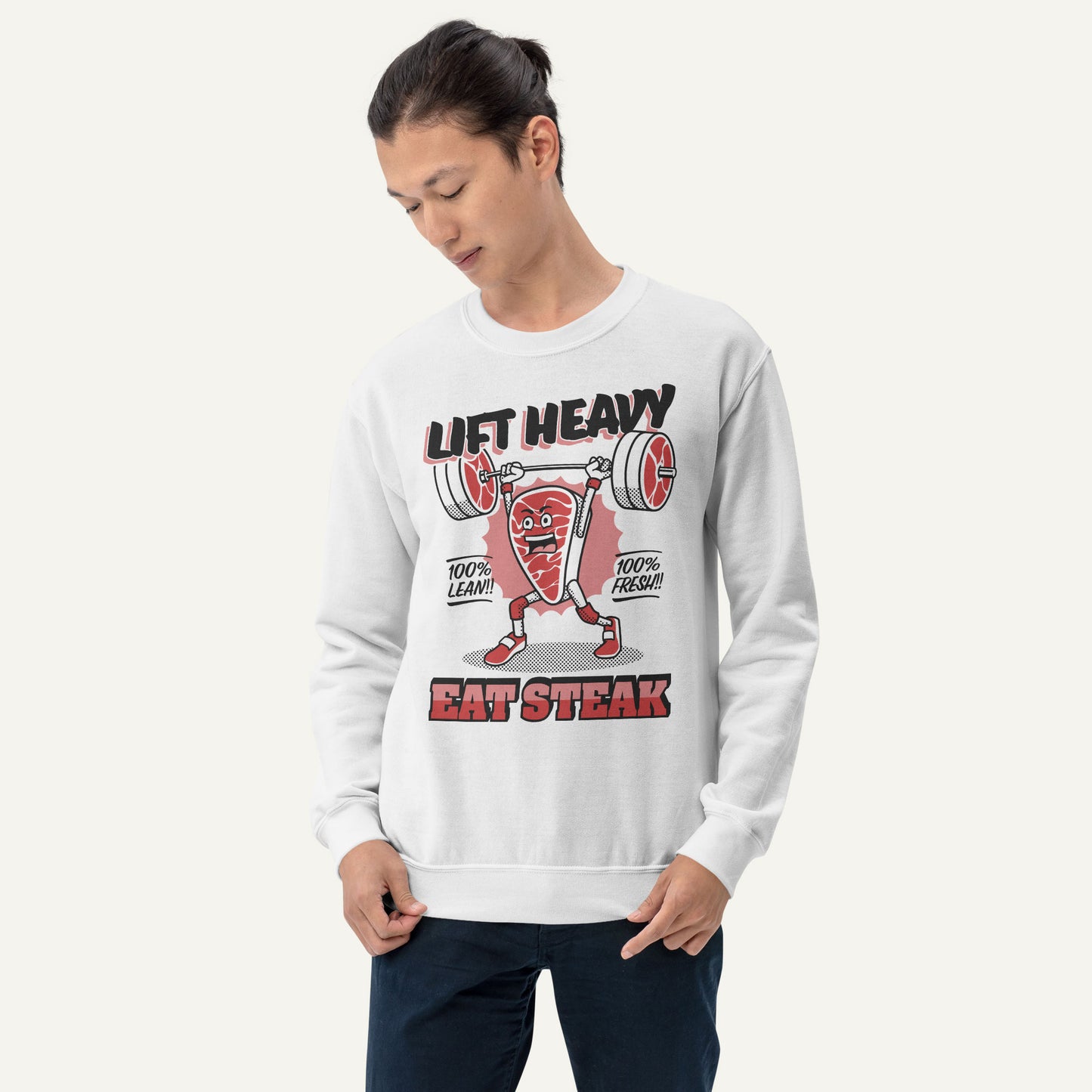 Lift Heavy Eat Steak Sweatshirt