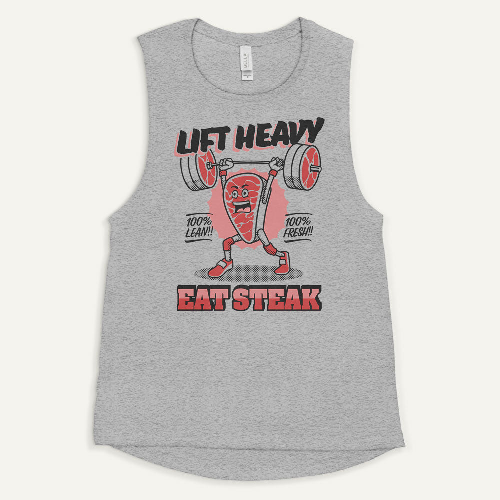 Lift Heavy Eat Steak Women’s Muscle Tank
