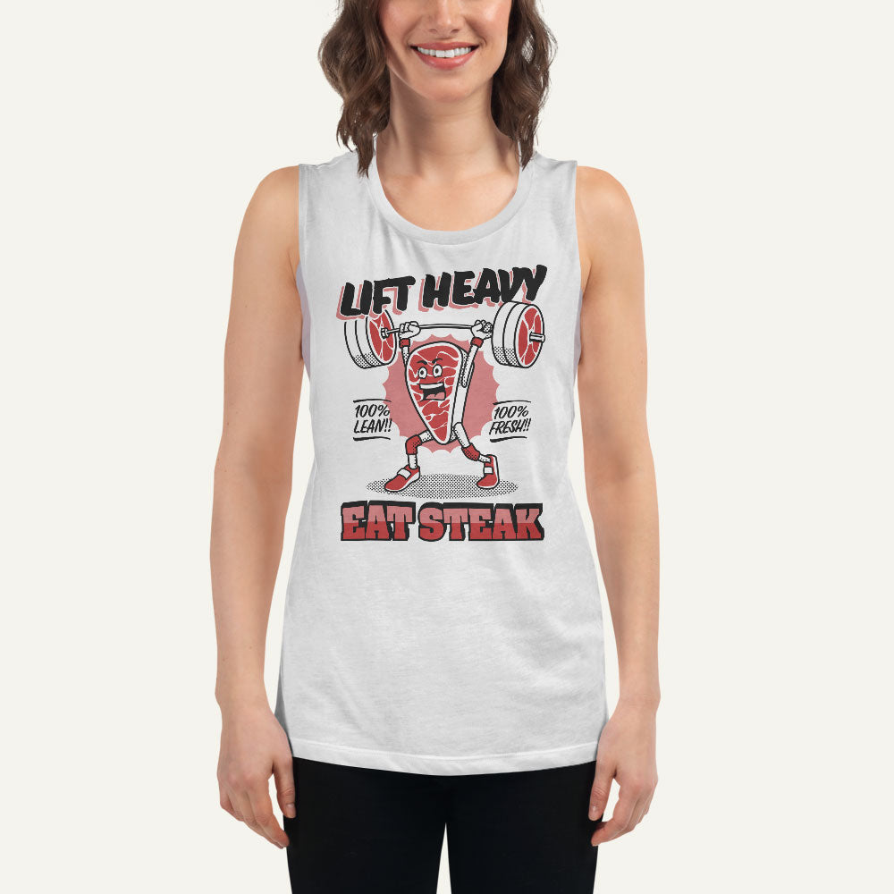 Lift Heavy Eat Steak Women’s Muscle Tank