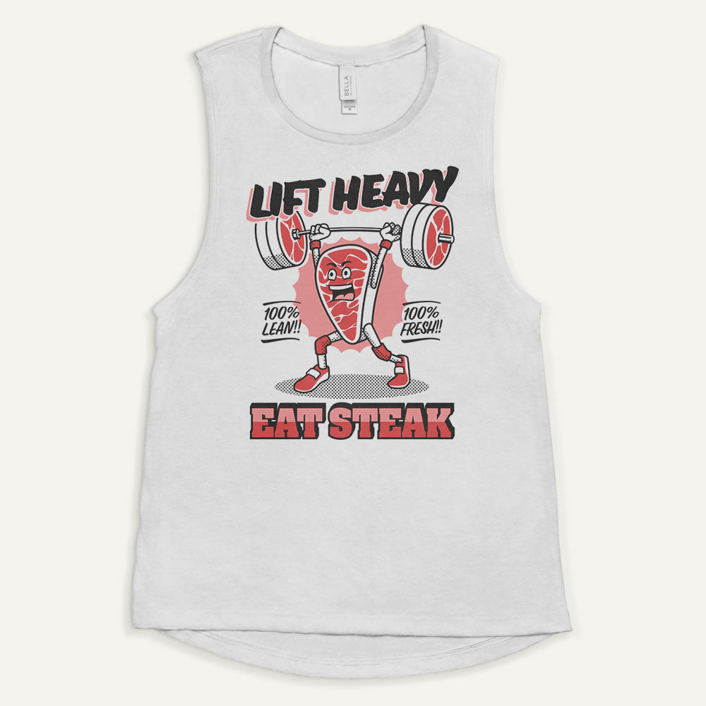 Lift Heavy Eat Steak Women’s Muscle Tank