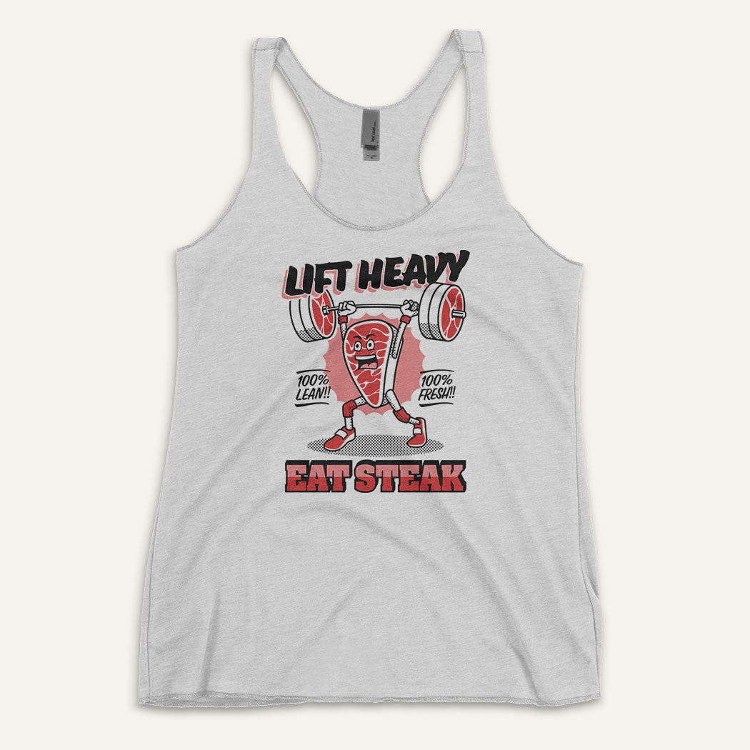 Lift Heavy Eat Steak Women’s Tank Top