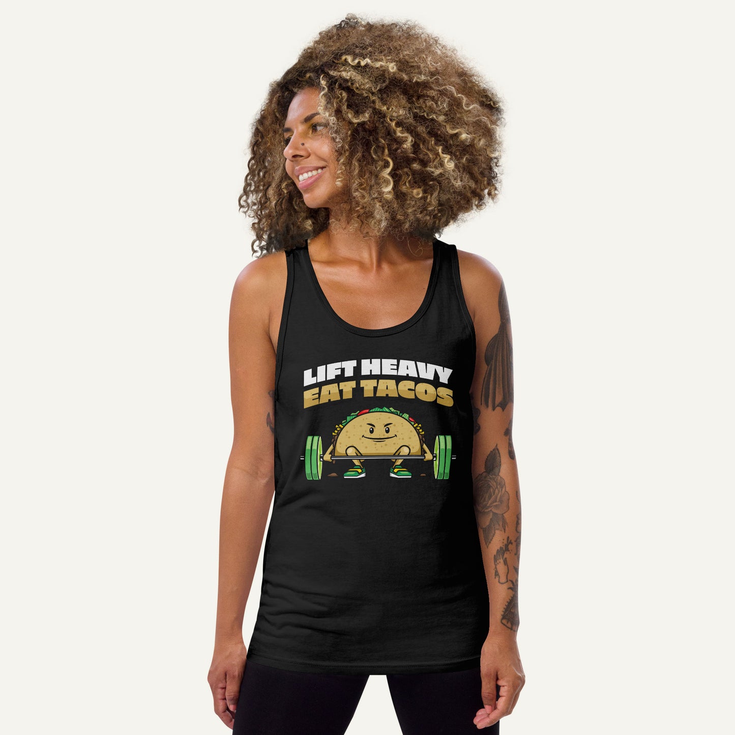 Lift Heavy Eat Tacos Men’s Tank Top