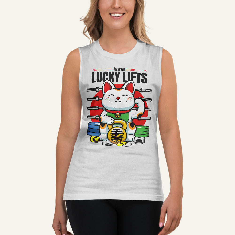 Lucky Cat Lucky Lifts Muscle Tank