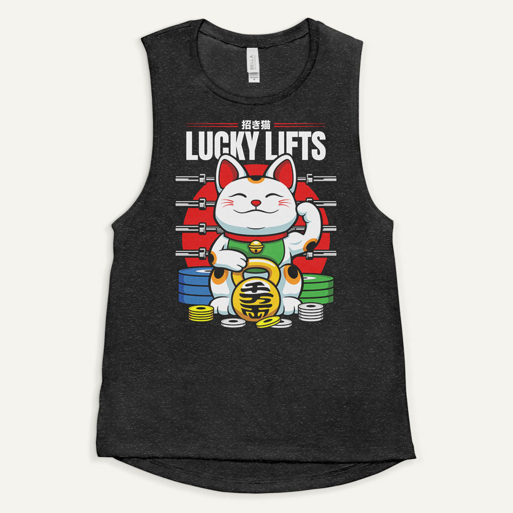Lucky Cat Lucky Lifts Women’s Muscle Tank