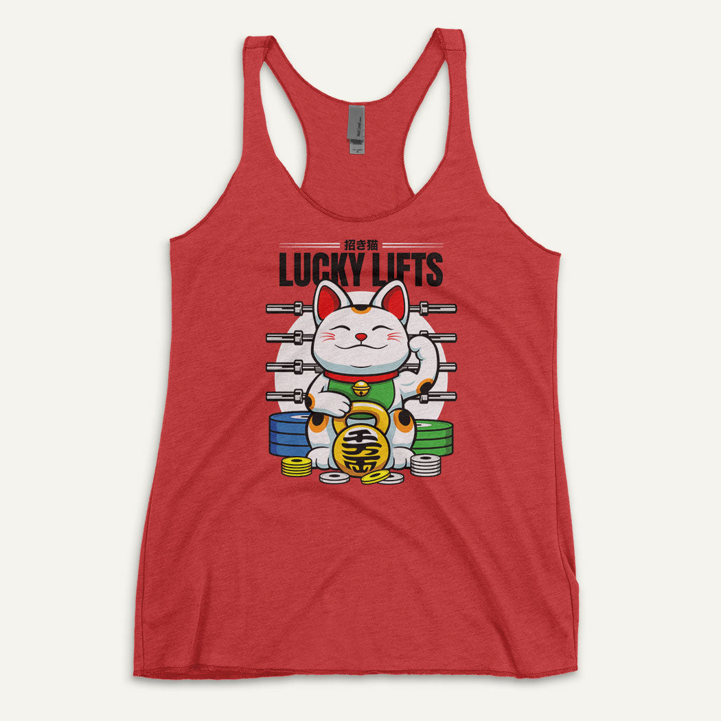 Lucky Cat Lucky Lifts Women’s Tank Top