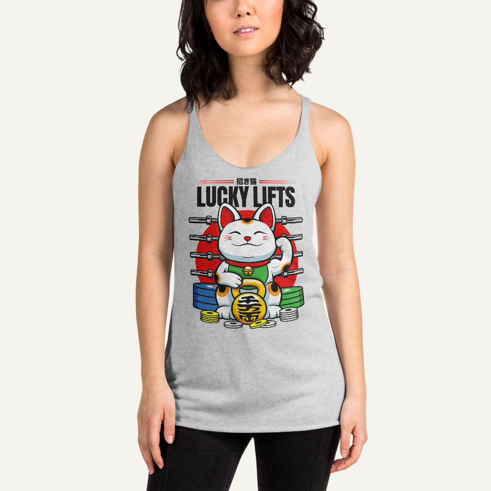 Lucky Cat Lucky Lifts Women’s Tank Top