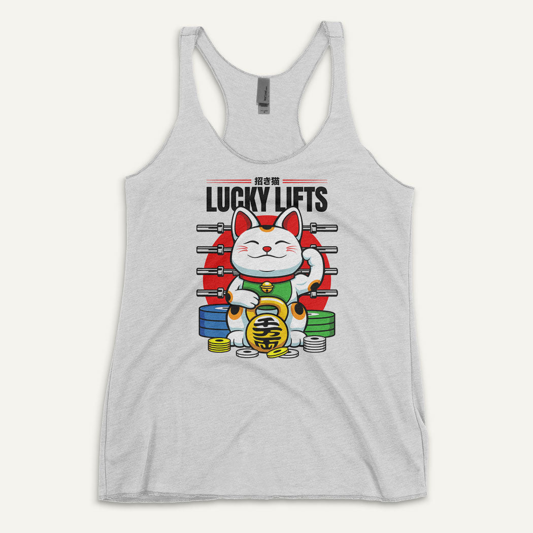 Lucky Cat Lucky Lifts Racerback Tank Top