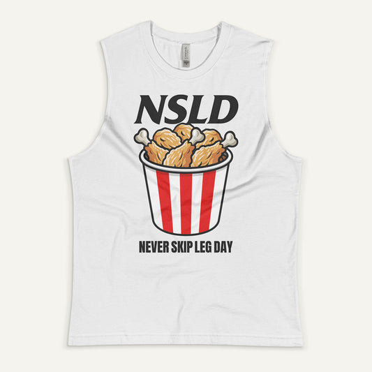Never Skip Leg Day Drumsticks Muscle Tank