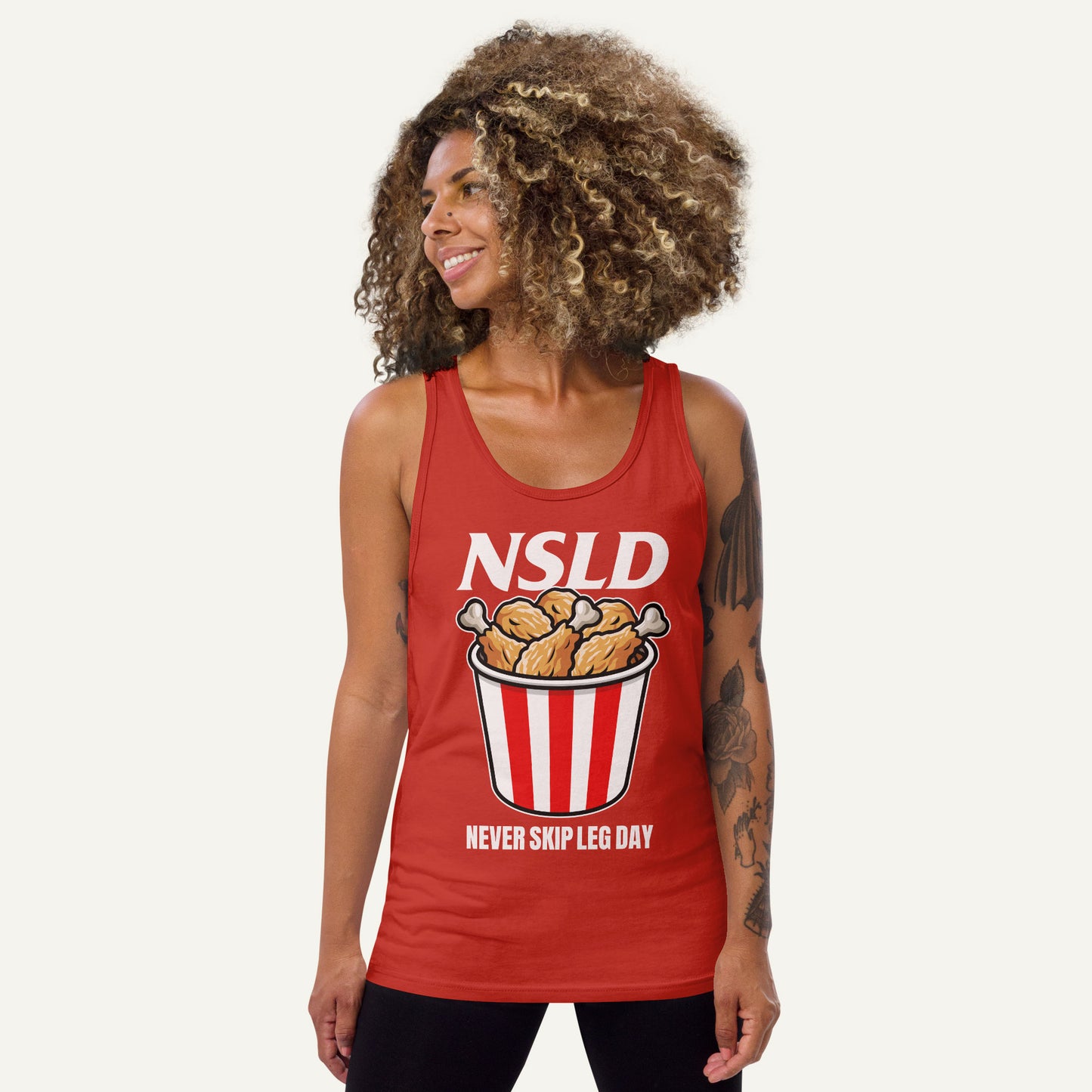 Never Skip Leg Day Drumsticks Tank Top