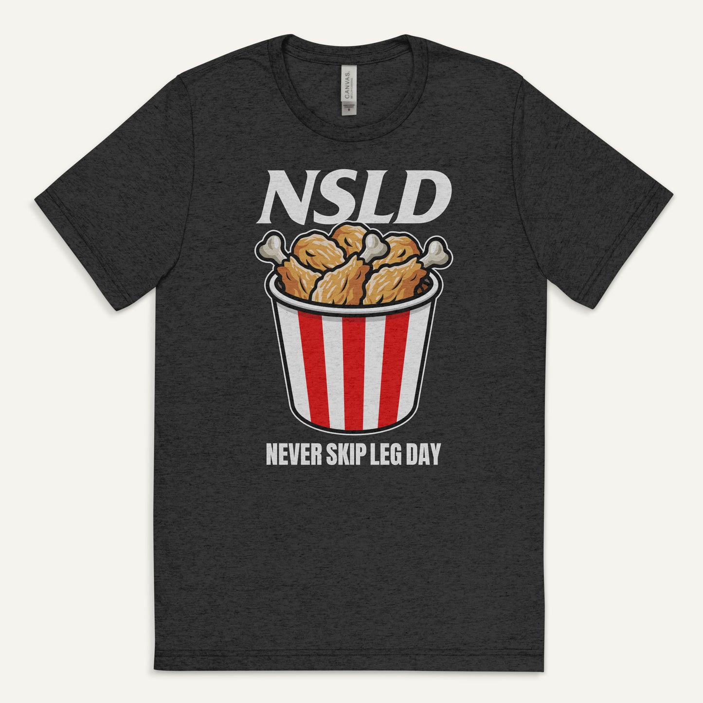 Never Skip Leg Day Drumsticks Men’s Triblend T-Shirt