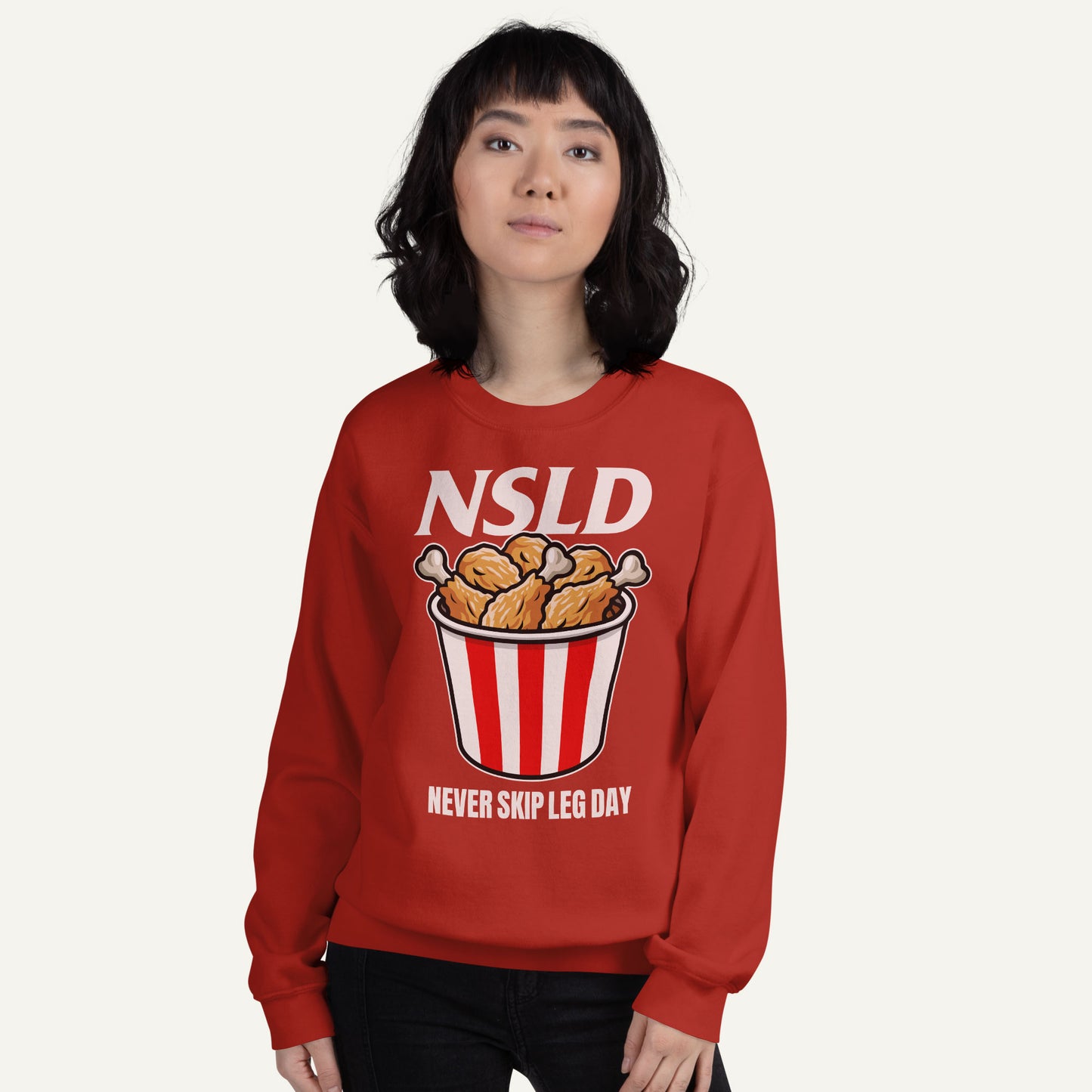 Never Skip Leg Day Drumsticks Sweatshirt
