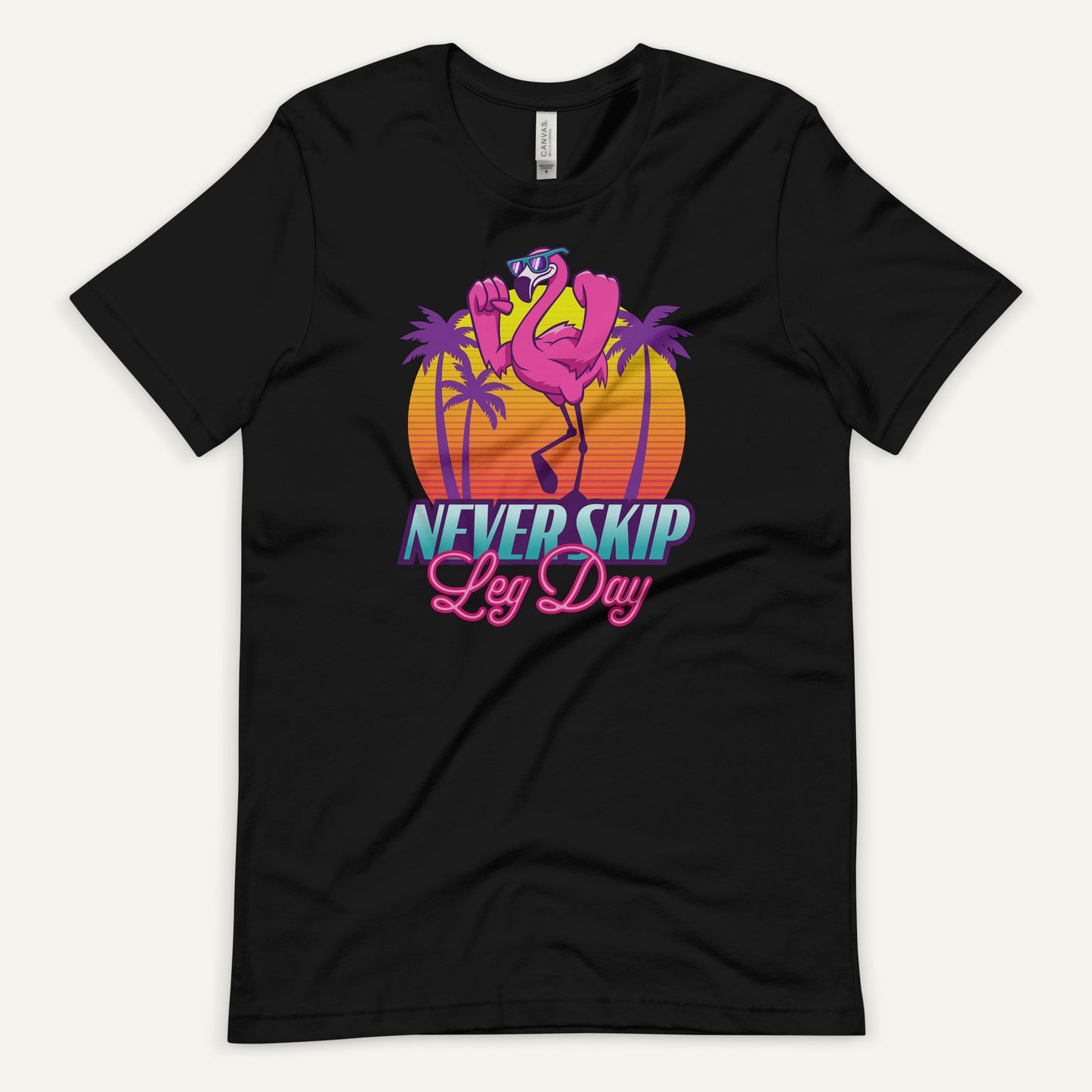 Never Skip Leg Day Flamingo Men’s Standard T-Shirt