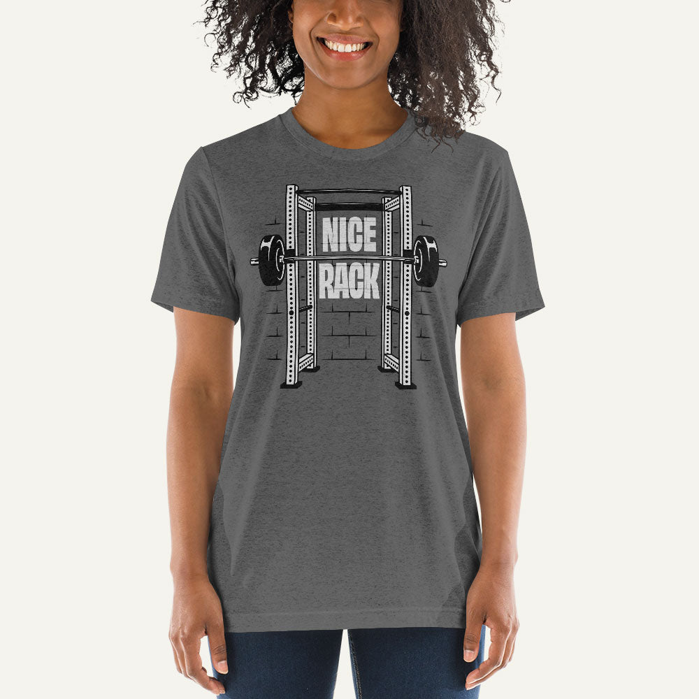 Nice Squat Rack Triblend T-Shirt
