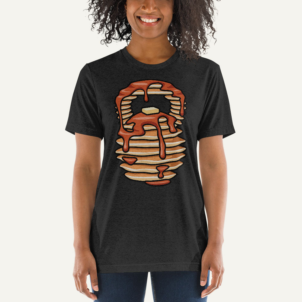 Pancakes Kettlebell Design Triblend T-Shirt