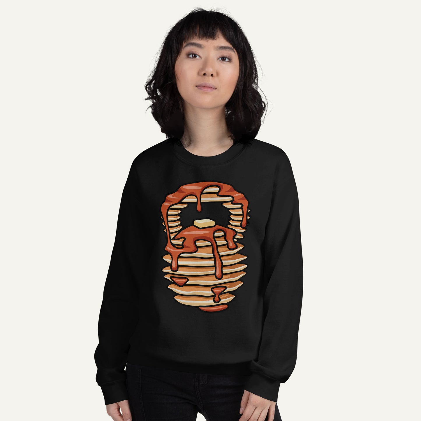 Pancakes Kettlebell Design Sweatshirt