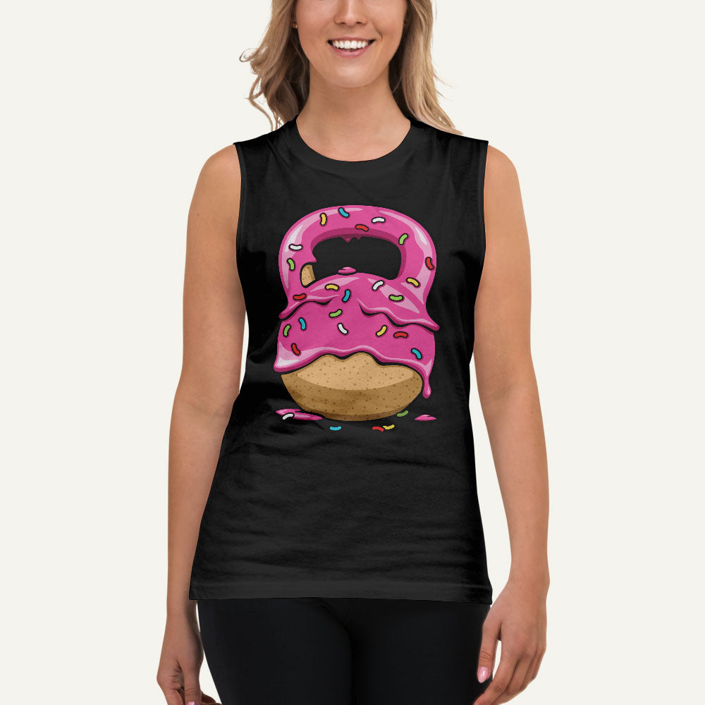 Pink Donut Kettlebell Muscle Tank - Ministry of Sweat
