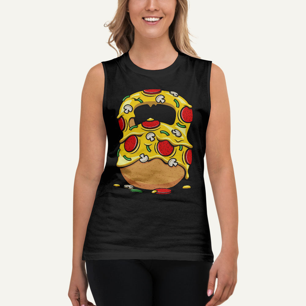 Pizza Kettlebell Design Muscle Tank